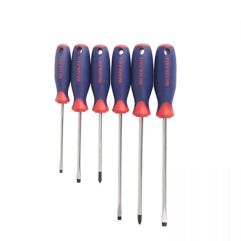 Juego Desatornilladores Kit 6 Piezas Atornilladores Workpro-0
