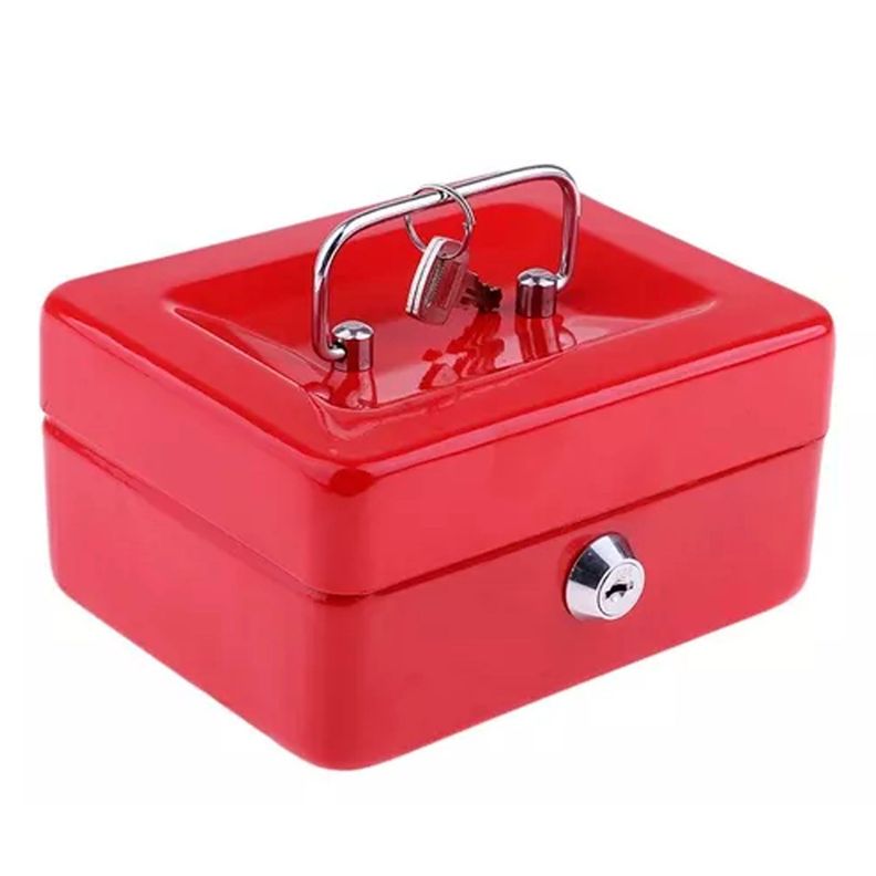  Caja Fuerte Metálica Para Dinero Seguridad 200mm -0