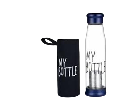 Botella c/ infusor 550ml Azul-0