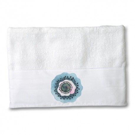 Toalla de Mano Floron Celeste-0
