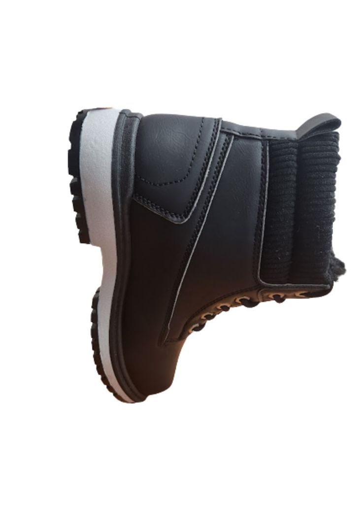 Botín Unisex Negro Chiporro Con Cierre-3