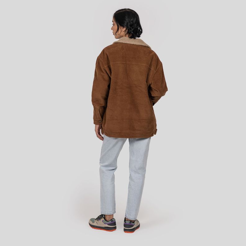 Chaqueta Corduroy Baglir Mujer Brown Gnomo-1