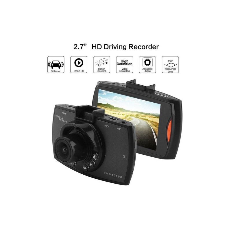 Cámara De Seguridad Para Auto Dvr Full HD Con Soporte-2