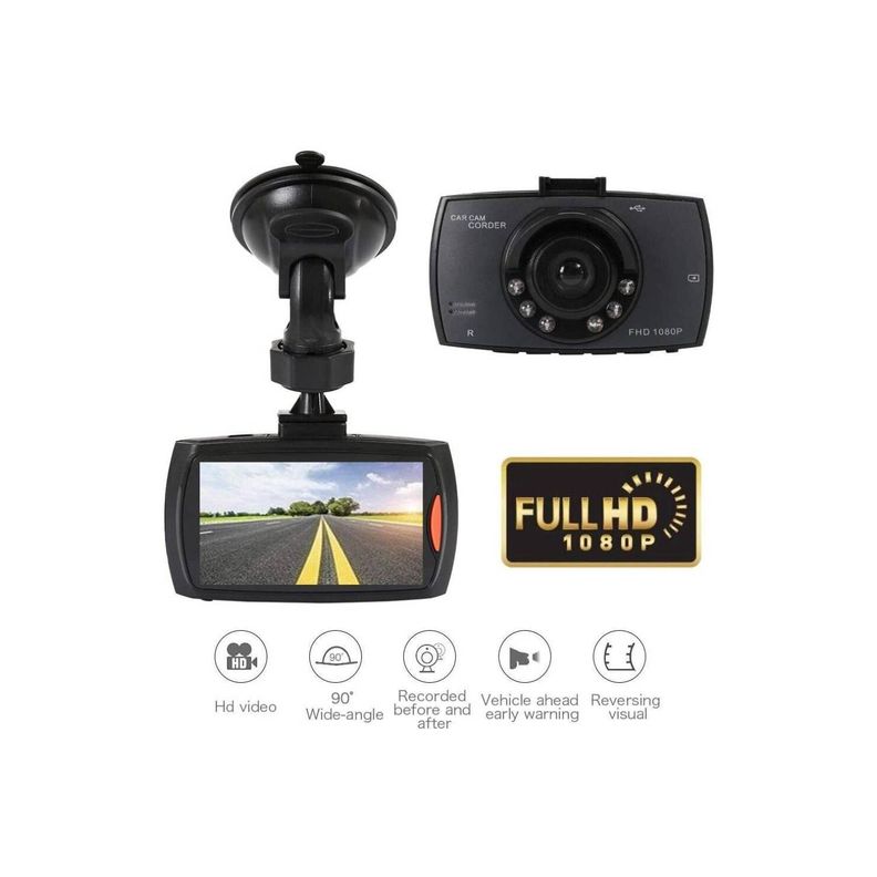 Cámara De Seguridad Para Auto Dvr Full HD Con Soporte-3