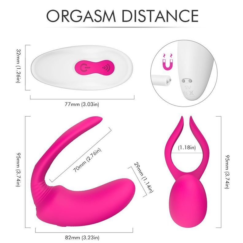 Danny Vibrador Estimulador Multifunción Con Control Remoto-1