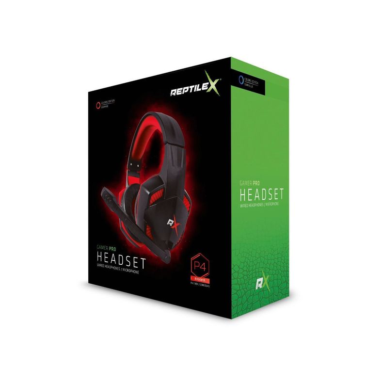 Audifonos Gamer PS4 Xbox Plug 3.5mm Audio Voz Reptilex -2