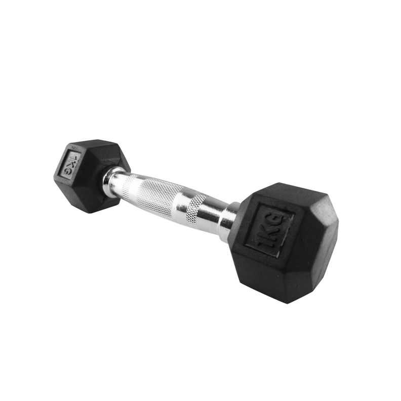 MANCUERNA HEXAGONAL GOMA CROMADA 1KG-1