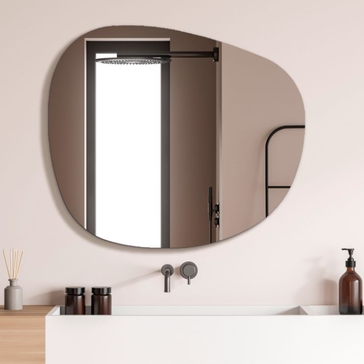 Espejo Belga orgánico con bastidor 81x94 cm - Cecita-1