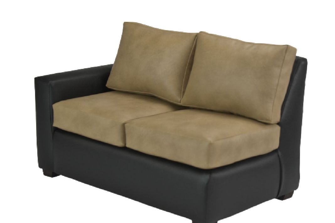 Sofá Seccional Musset 3C Negro-Arena-3
