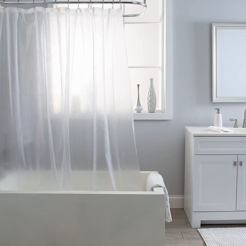 Forro Cortina De Baño Semi Transparente 183 x 183-0