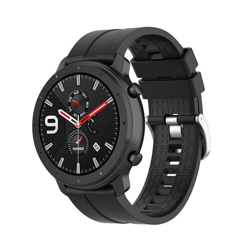 Correa Silicona Para Garmin Active / Amazfit GTR 2 / Negro