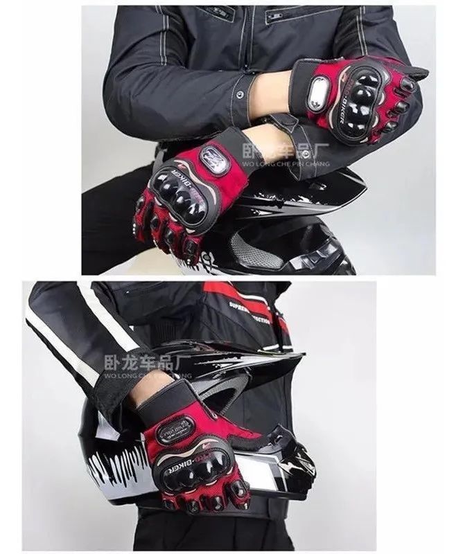 Guantes Para Moto O Bici Gran Protección Probiker (XL) (ROJO)-1