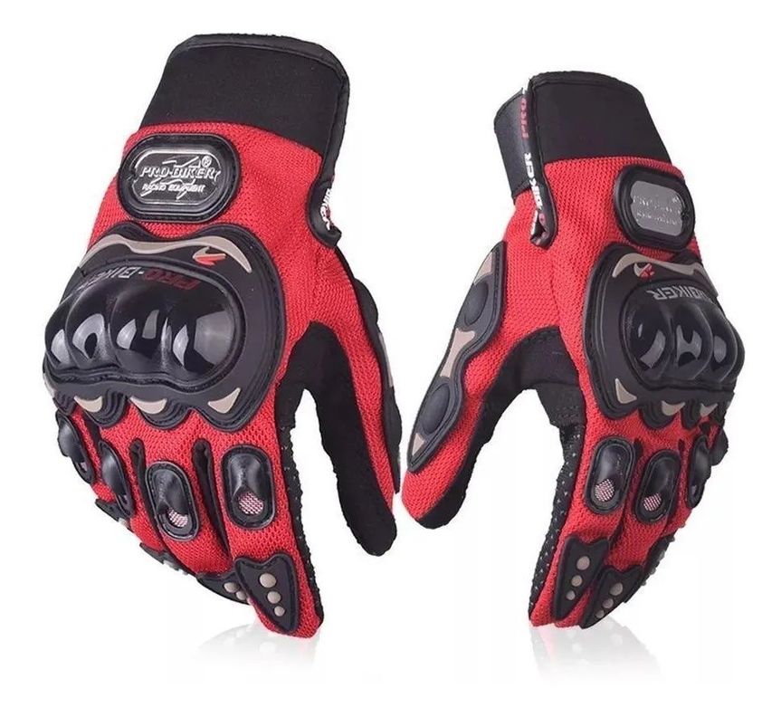 Guantes Para Moto O Bici Gran Protección Probiker (XL) (ROJO)-0
