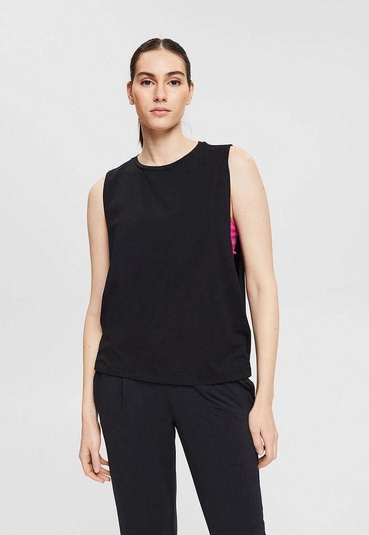 Polera Con Sisas Profundas Esprit