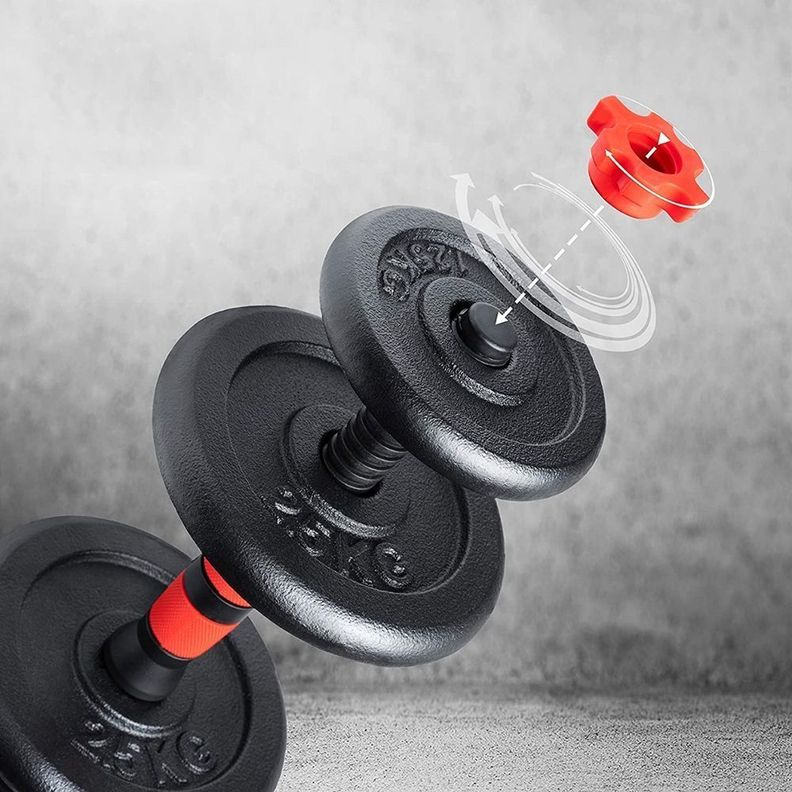 MALETÍN SET DISCOS DE FIERRO 15 KG-4