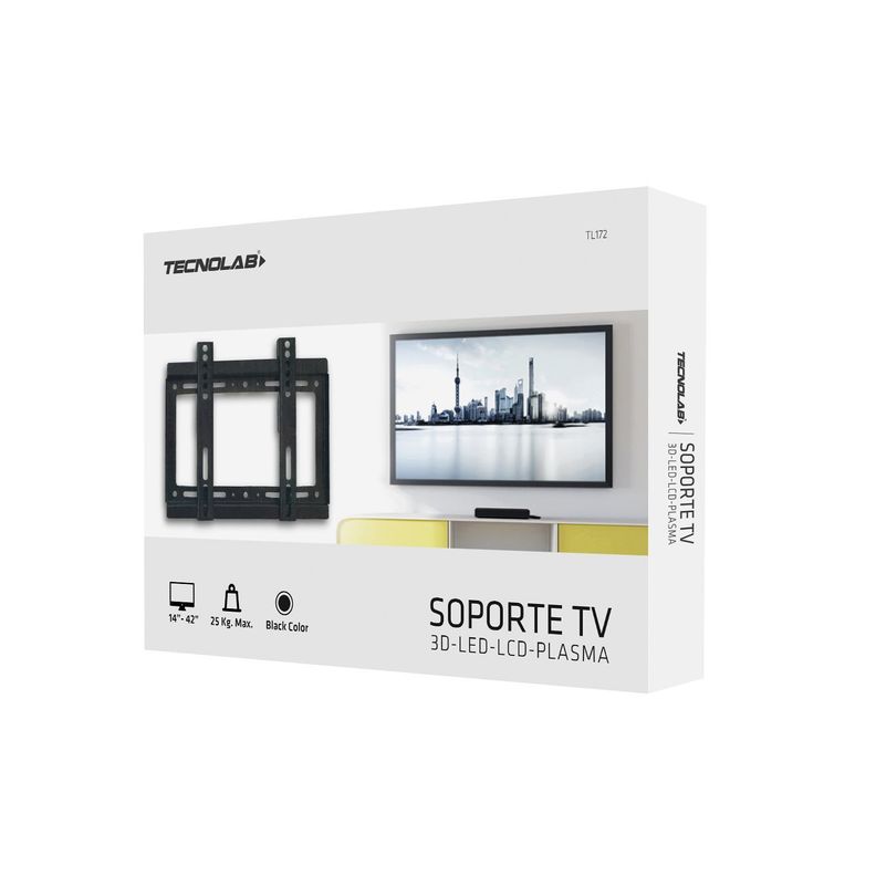 Soporte de TV Pared 14 a 42 Pulgadas 25Kg Tecnolab -1