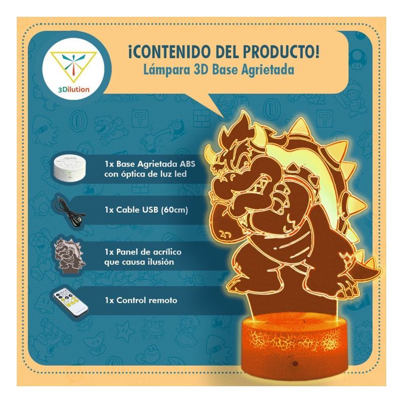 Lámpara 3dilution ACDC Fanart Base Agrietada-7