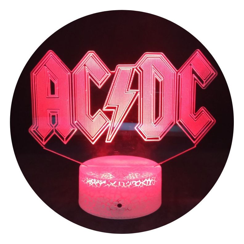 Lámpara 3dilution ACDC Fanart Base Agrietada-0