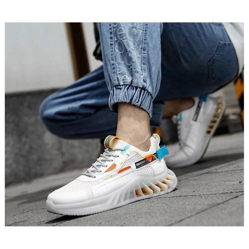 Zapatilla Urbana Tracker Man Hombre Blanca-1