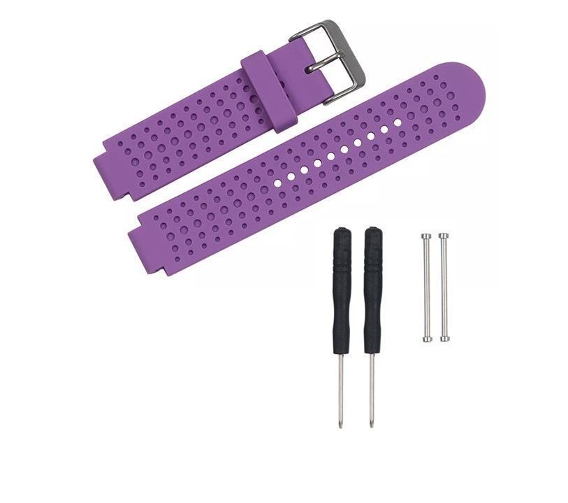 Correa Compatible Garmin Forerunner 230-235-630-220-620 Morado-0