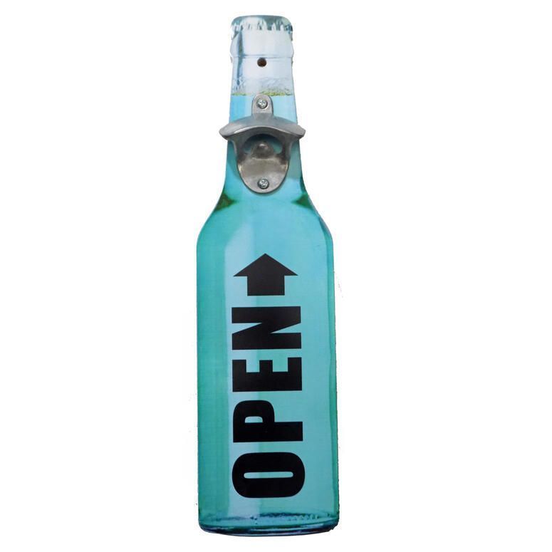 Abridor grande de Botellas 40x10 cm. Unico 40x10x3 cm-0