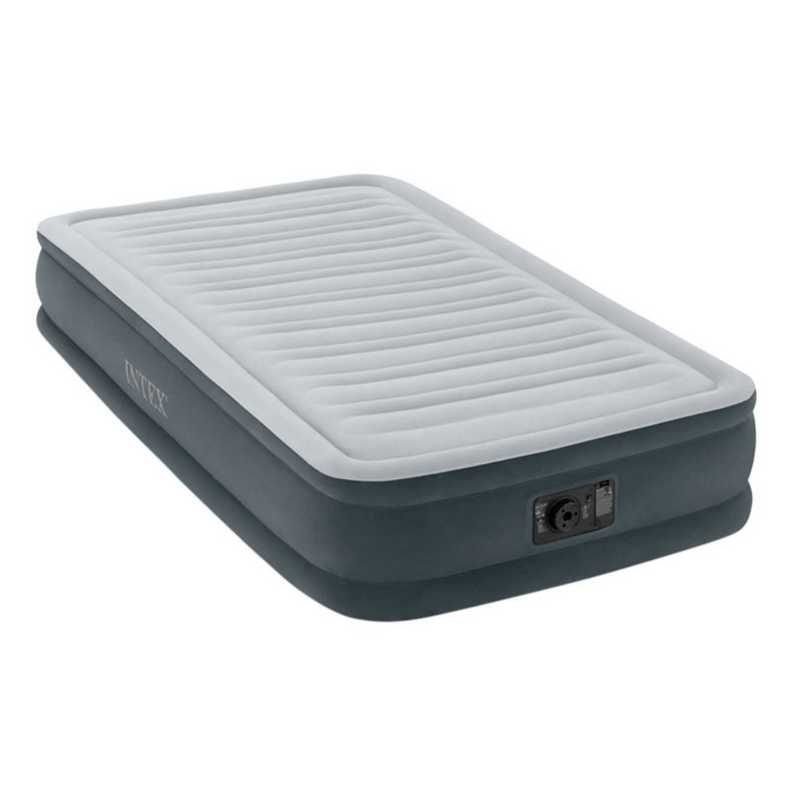 Colchon Inflable Electrico 1,5 Plazas 99x191x33 Cm Gris