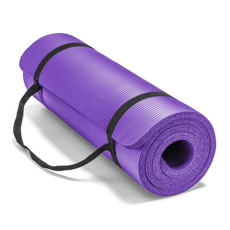 Mat Yoga 10 mm Pilates Grueso Morado-0