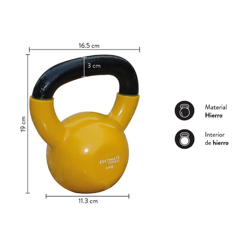 Kettlebell pro - pesa rusa 6 kg-1