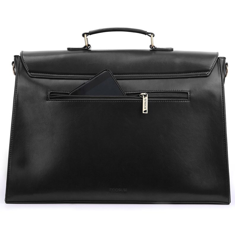 Ecosusi Maletín BOW para laptop 15.6" - Negro-3