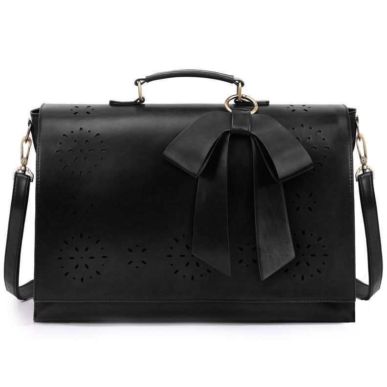 Ecosusi Maletín BOW para laptop 15.6" - Negro-0