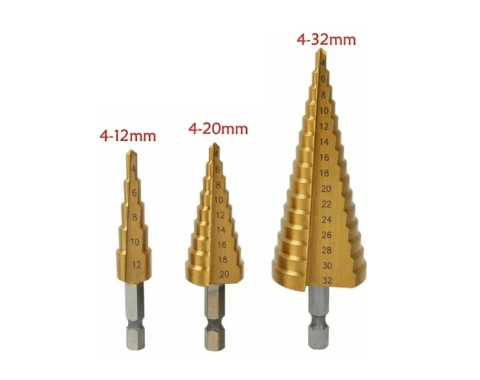Set Brocas Escalonadas Taladro 4 A 32 Mm-1