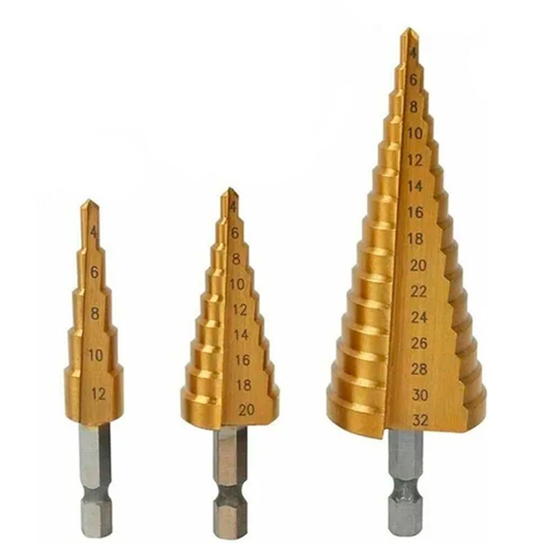 Set Brocas Escalonadas Taladro 4 A 32 Mm-0