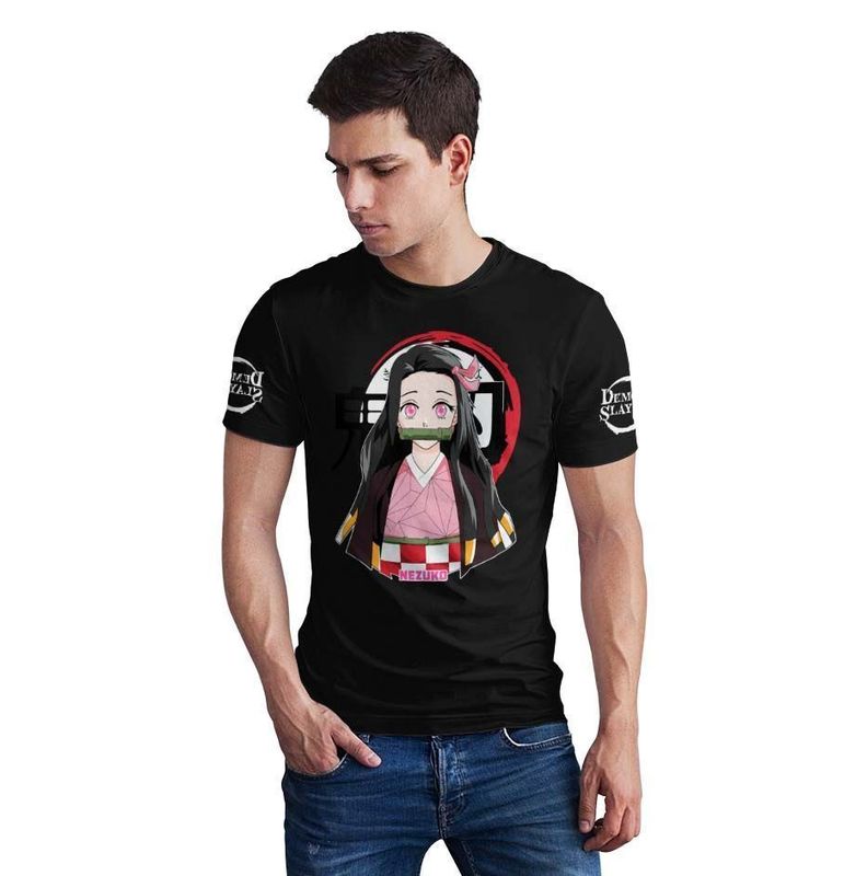 Polera Anime Nezuko Demon Slayer / Kimetsu no Yaiba D1-0