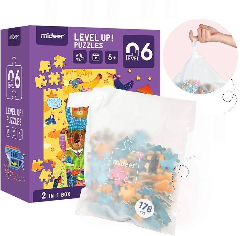 LEVEL PUZZLE NIVEL 6 IMAGINACIÓN, 2 PUZZLES-4