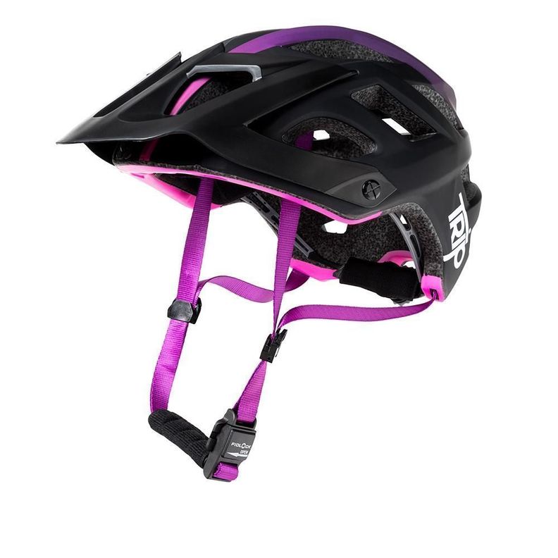Casco Bicicleta Enduro Purple Trip-0