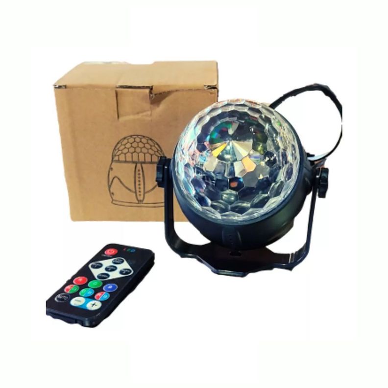Bola De Luces Led Láser Disco Multicolor Con Contr-1