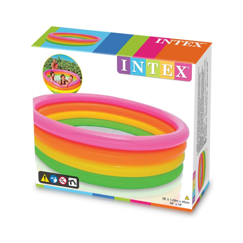 Piscina Bebé Inflable Sunset Glow 168x46 Cm-1