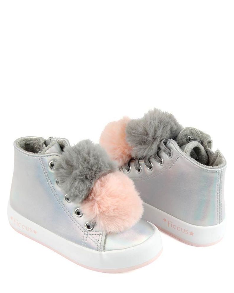 Zapatilla Urbana Caña Elástico Caminar Niña Ficcus-2