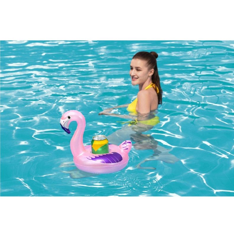 Flotador Inflable Porta Bebidas Flamenco – Bestway-1
