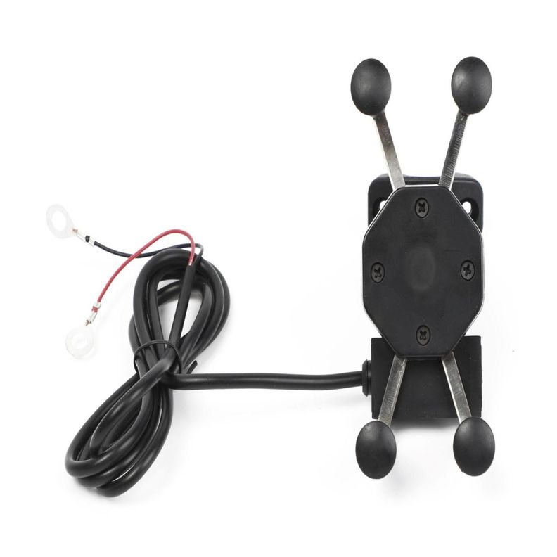 Soporte de Celular Para Bicicleta Con Conexión USB-1