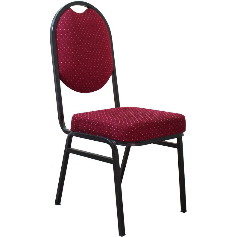 Silla oval banquetera para eventos burdeo-0