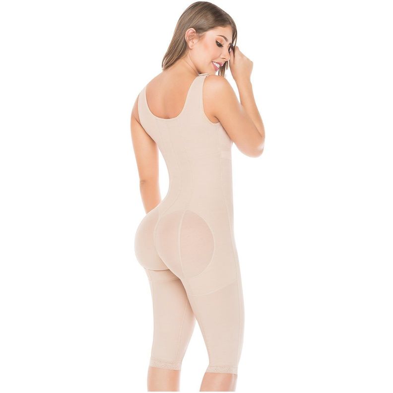 Faja Colombiana Lipoescultura, Pierna Larga 65206 Beige-1