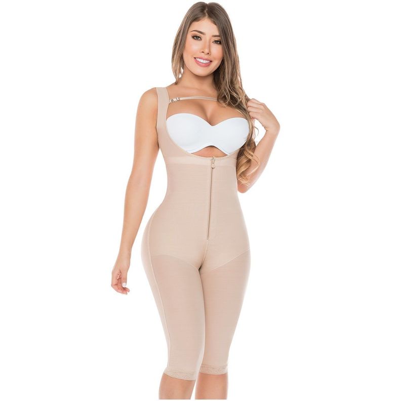 Faja Colombiana Lipoescultura, Pierna Larga 65206 Beige-0