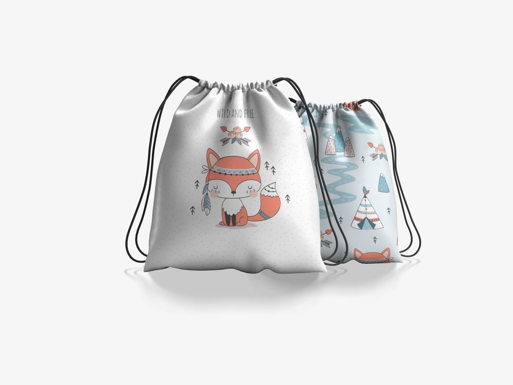 Morral infantil ANHIZ diseño Zorrito interior impermeable M16-1