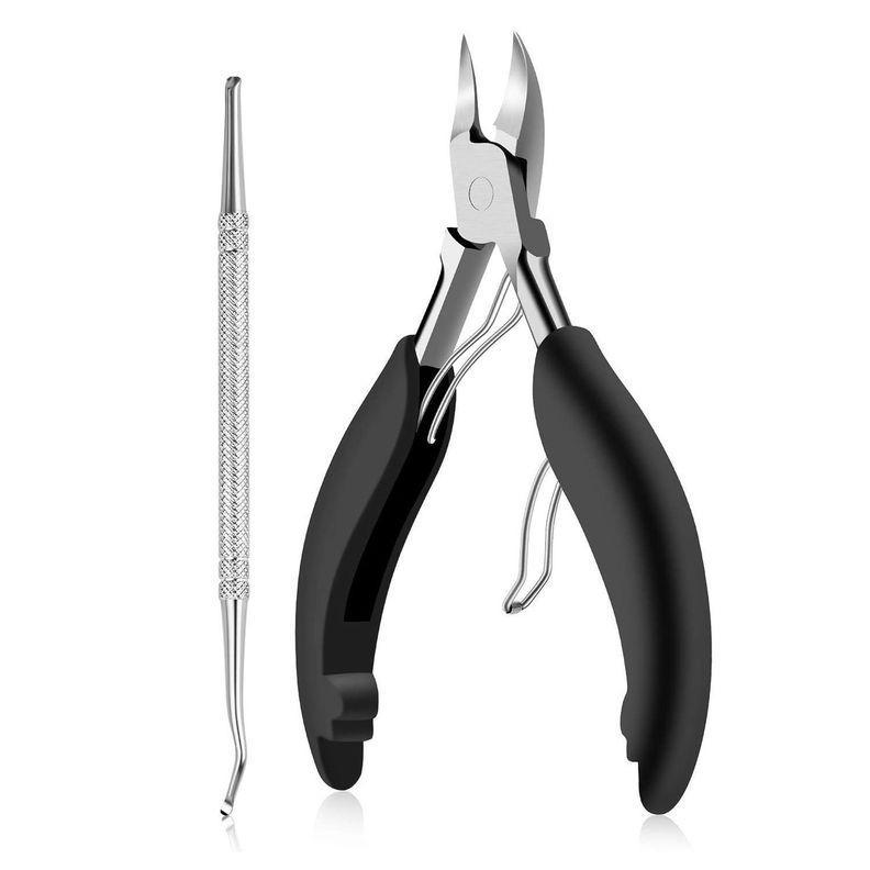 Kit Para Podologia Alicate + Herramienta Limpieza - Ps Negro