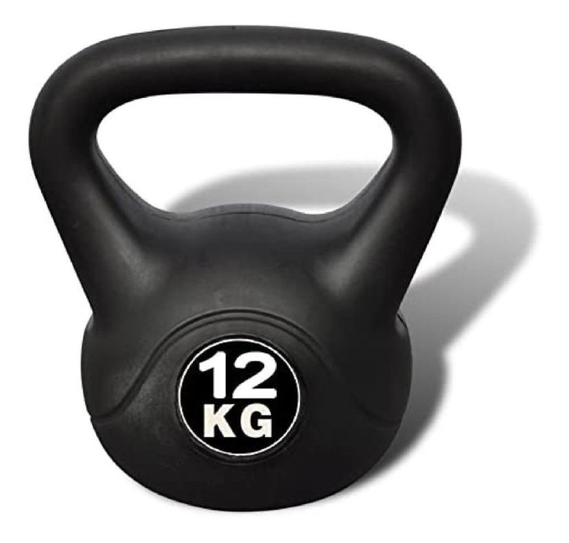      Pesa Rusa Kettlebell Vinyl 12 Kilos Nueva-0