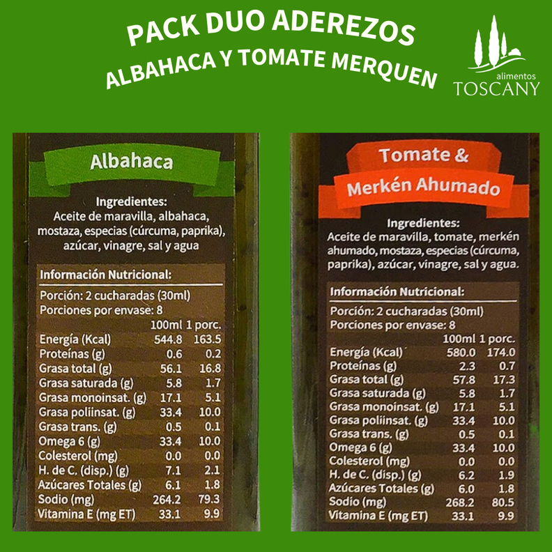 Pack Duo Albahaca y Tomate Merquen-2