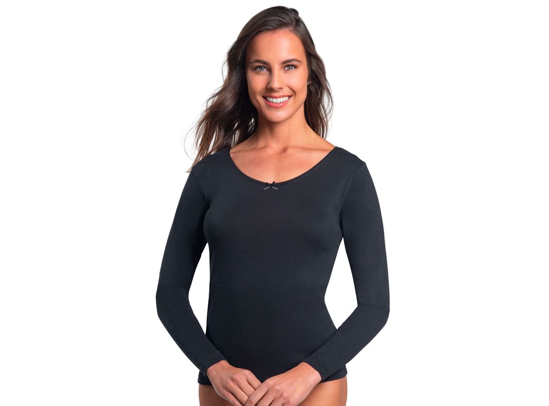 CAMISETA MUJER MANGA LARGA -0