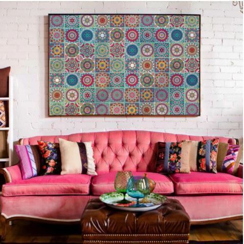 Azulejo Autoadhesivo Decorativo 15x15 Mandala-4
