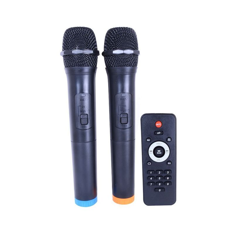 SISTEMA PORTABLE  2X15" 1.16MT C/2 MICROFONOS- COXX-4
